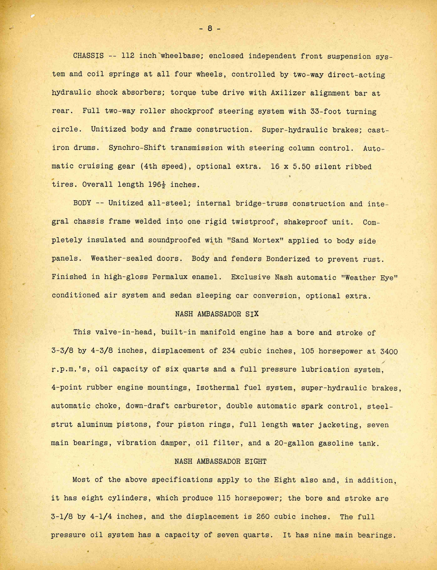 1942 Nash Press Kit Page 37